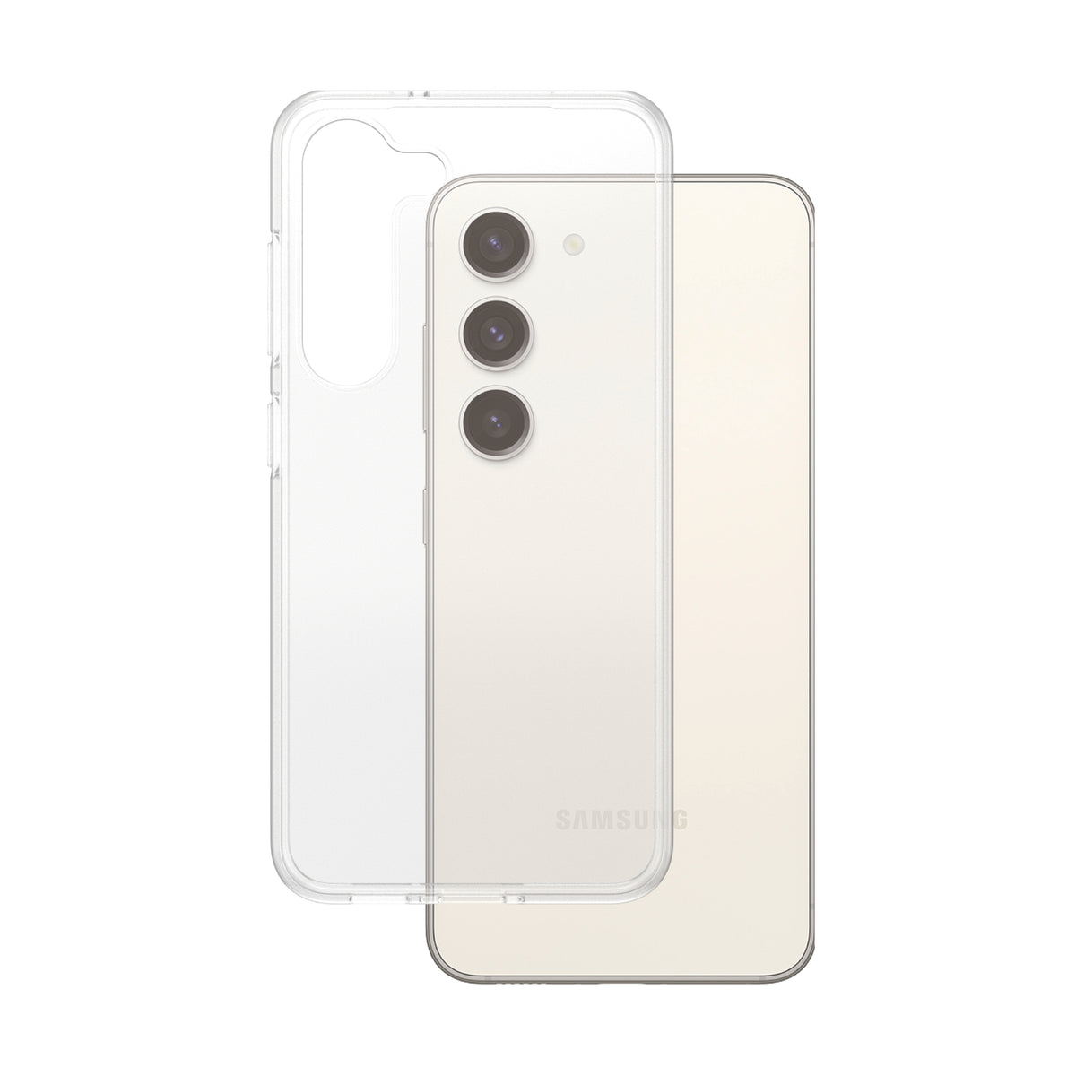 PanzerGlass SAFE. TPU Case pour Samsung Galaxy S23, Coque de Protection Transparente