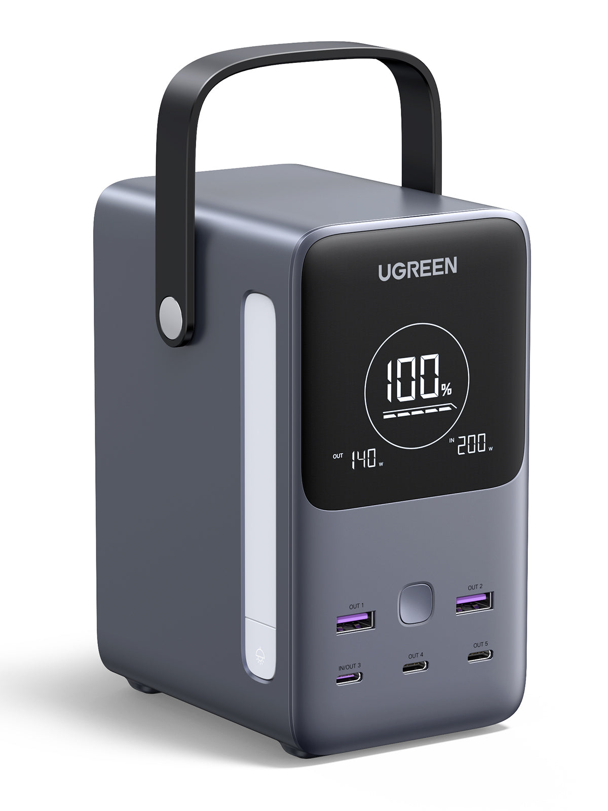 Ugreen Nexode Power Bank 48000 mAh Lithium, Gris - vue 6
