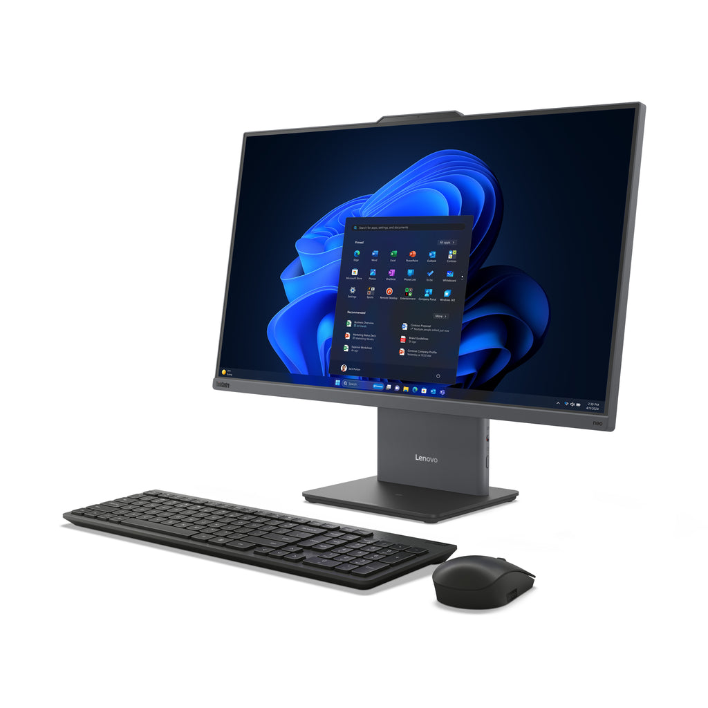 Lenovo ThinkCentre neo 50a 27 Gen 5 Intel® Core™ i7 i7-13620H 68,6 cm (27") 1920 x 1080 pixels Écran tactile PC All-in-One 32 Go DDR5-SDRAM 1 To SSD Windows 11 Pro Wi-Fi 6 (802.11ax) Gris