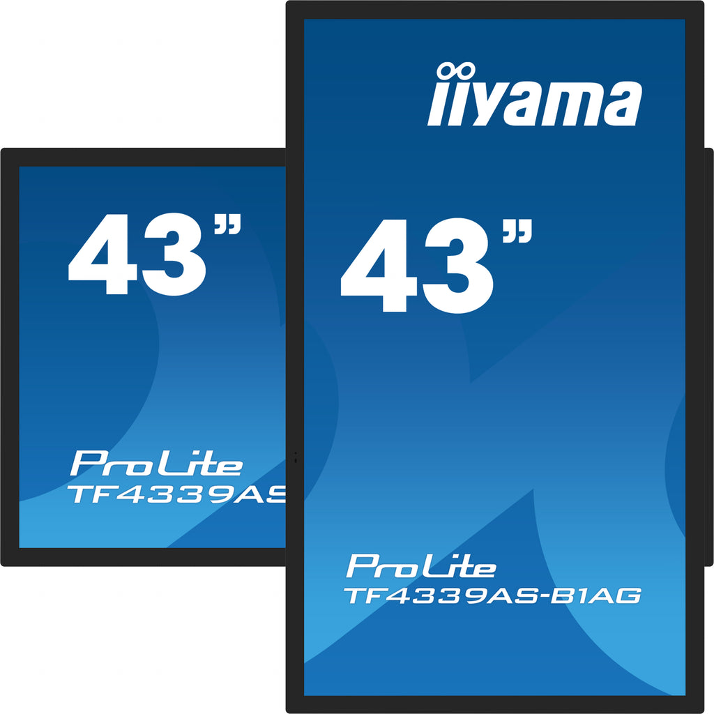 iiyama TF4339AS-B1AG Écran Tactile 108 cm (42.5") 4K Ultra HD LED Noir