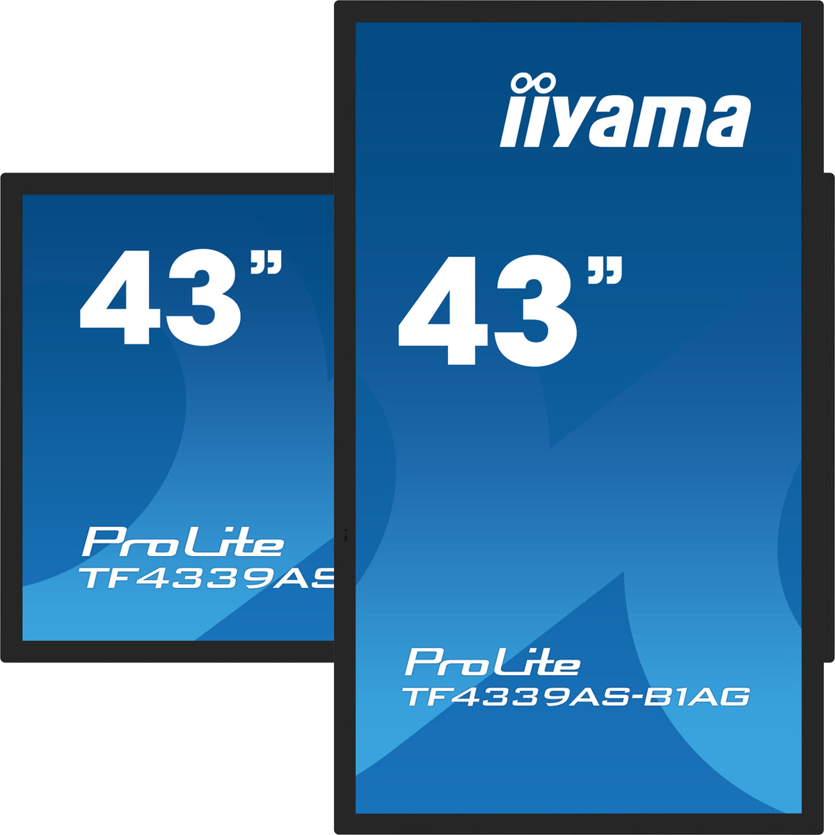 iiyama TF4339AS-B1AG Écran Tactile 108 cm (42.5") 4K Ultra HD LED Noir