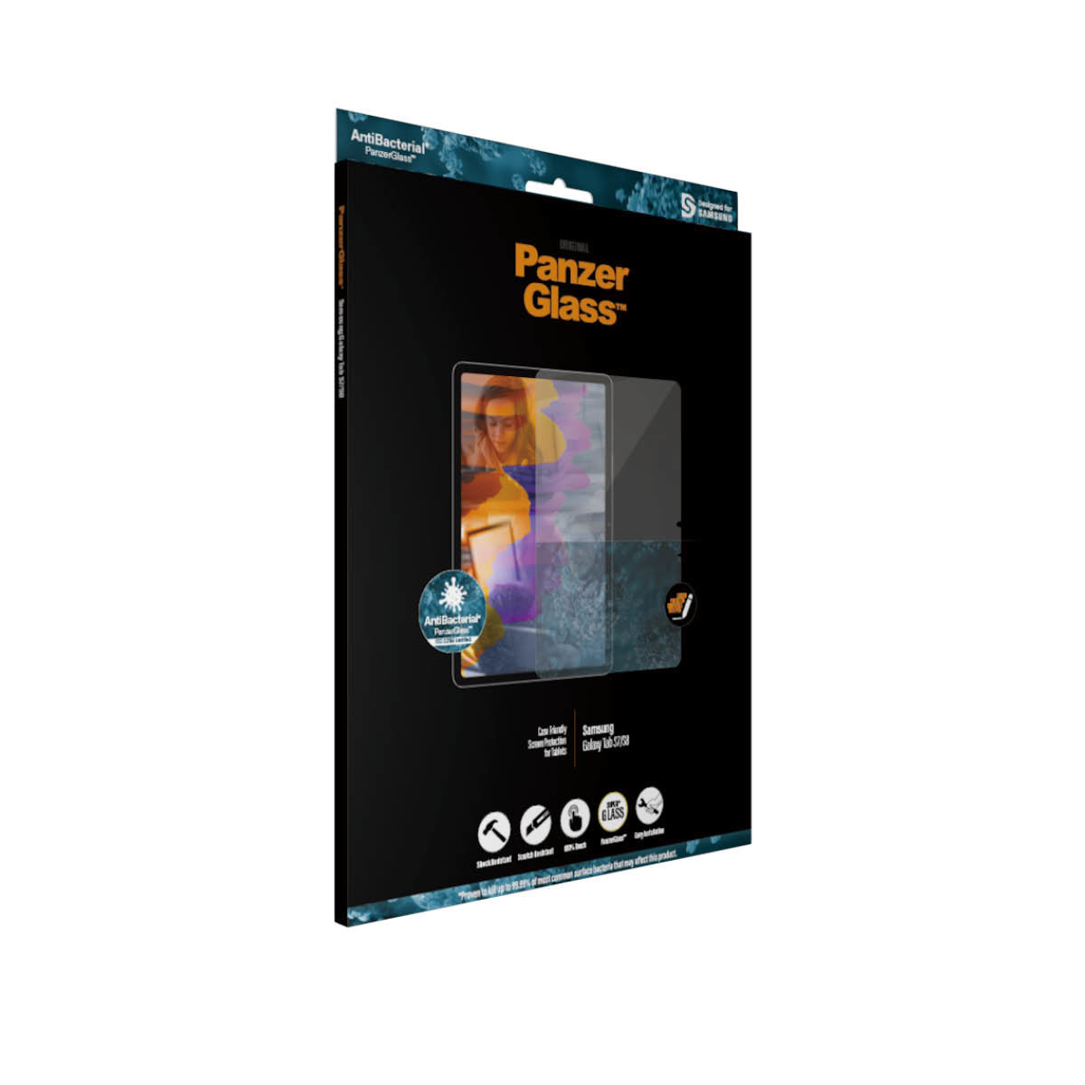 PanzerGlass Protection d'Écran en Verre Trempé pour Samsung Galaxy Tab S7 et S8, Transparent