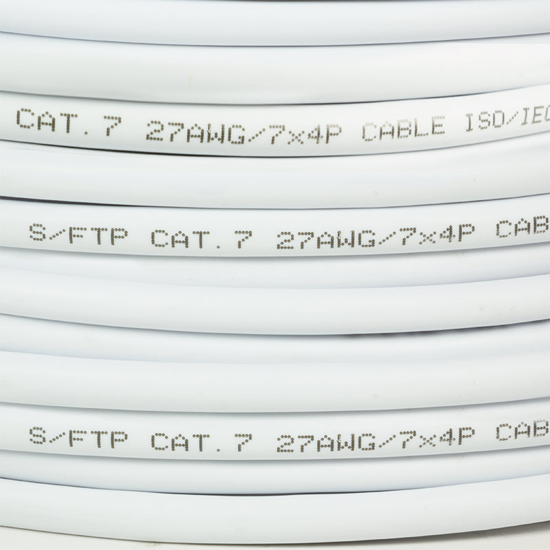 LogiLink CPV0041 câble de réseau Blanc 100 m Cat7 S/FTP (S-STP)