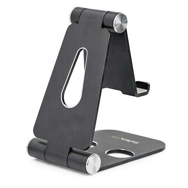 StarTech.com USPTLSTNDB Support Passif pour Smartphone et Tablette, Aluminium, Noir
