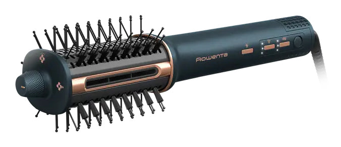 Rowenta Air Brush 3D UB9720E0 brosse soufflante et fer à lisser Brosse soufflante à air chaud Airflow Cuivre, Bleu foncé