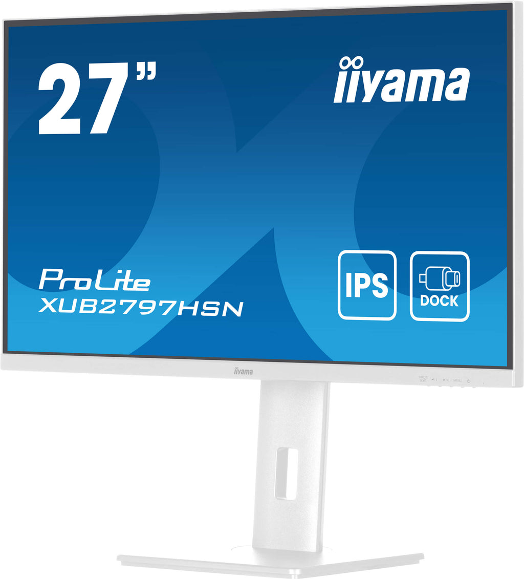iiyama ProLite XUB2797HSN-W2 écran plat de PC 68,6 cm (27") 1920 x 1080 pixels Full HD LED Blanc