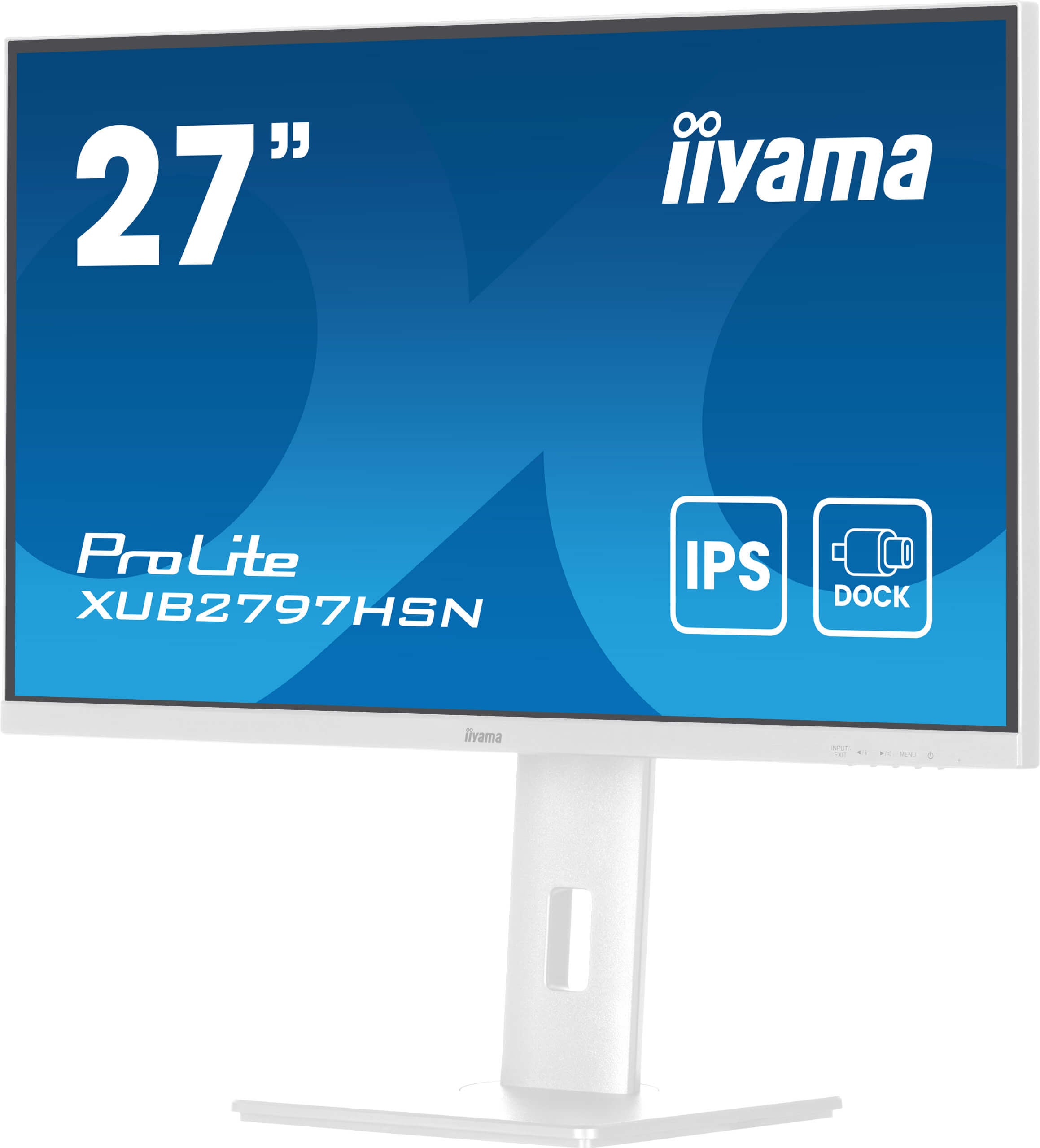 iiyama ProLite XUB2797HSN-W2 écran plat de PC 68,6 cm (27") 1920 x 1080 pixels Full HD LED Blanc