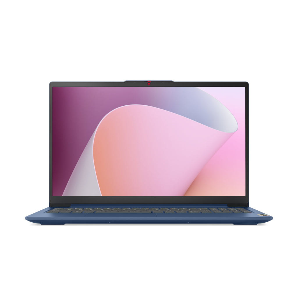 Lenovo IdeaPad Slim 3 15AMN8 AMD Ryzen™ 5 7520U Ordinateur portable 39,6 cm (15.6") Full HD 16 Go LPDDR5-SDRAM 512 Go SSD Wi-Fi 6 (802.11ax) Windows 11 Home Allemand Bleu