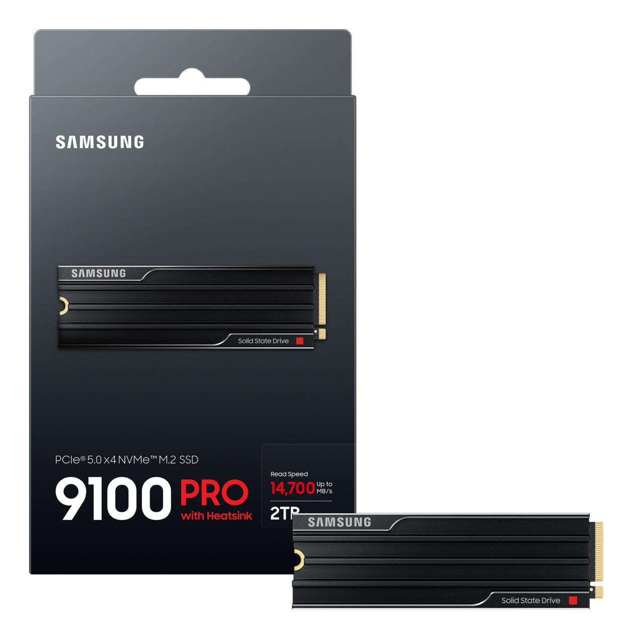 Samsung Samsung 9100 PRO Heatsink PCIe® 5.0 NVMe™ M.2 SSD - 2 TB