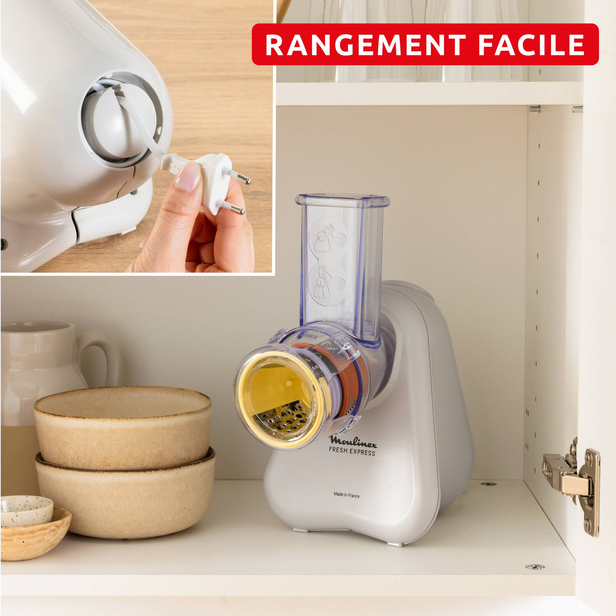 Moulinex DK853BE0 hachoir électrique 150 W Écru - vue 7