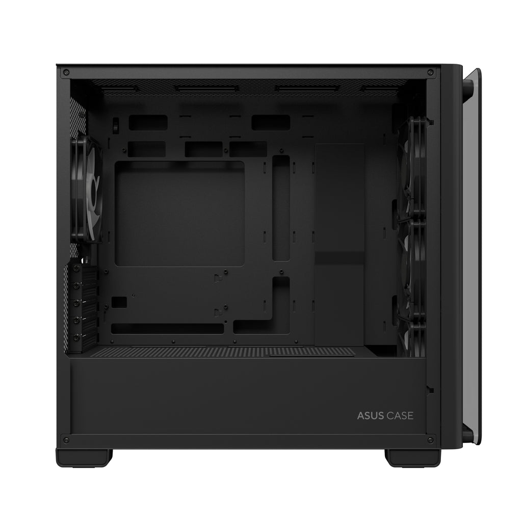 ASUS A23 PLUS TG ARGB Micro Tower, Boîtier PC, Noir