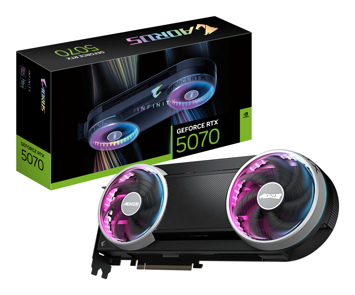 GIGABYTE AORUS GeForce RTX 5070 INFINITY 12G Carte Graphique