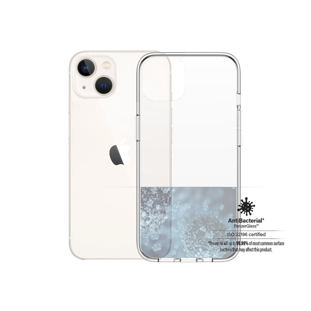 PanzerGlass ClearCase pour iPhone 13, Coque de Protection Transparente 6.1 pouces