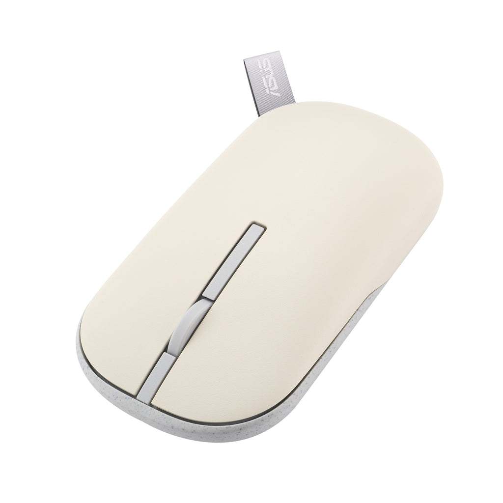 ASUS Marshmallow Mouse MD100 souris Bureau Ambidextre RF sans fil + Bluetooth Optique 1600 DPI