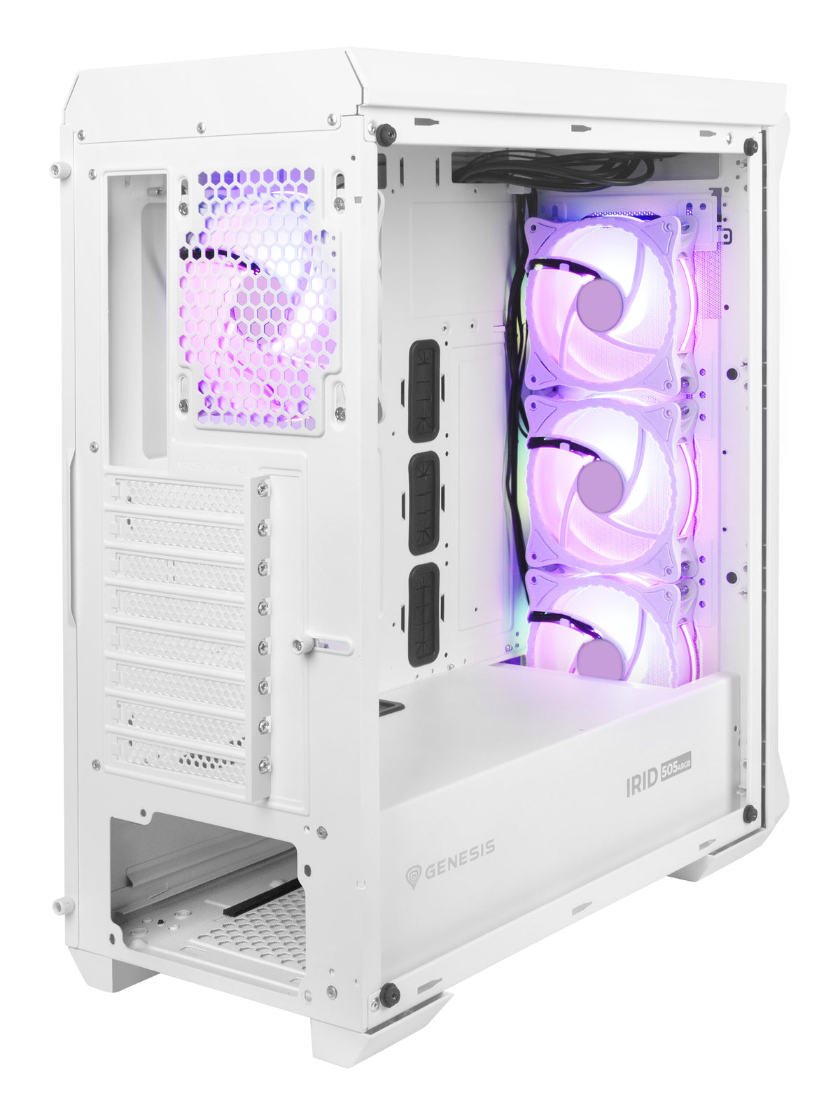 Genesis Irid 505 V2 aRGB Tower ATX Hvid