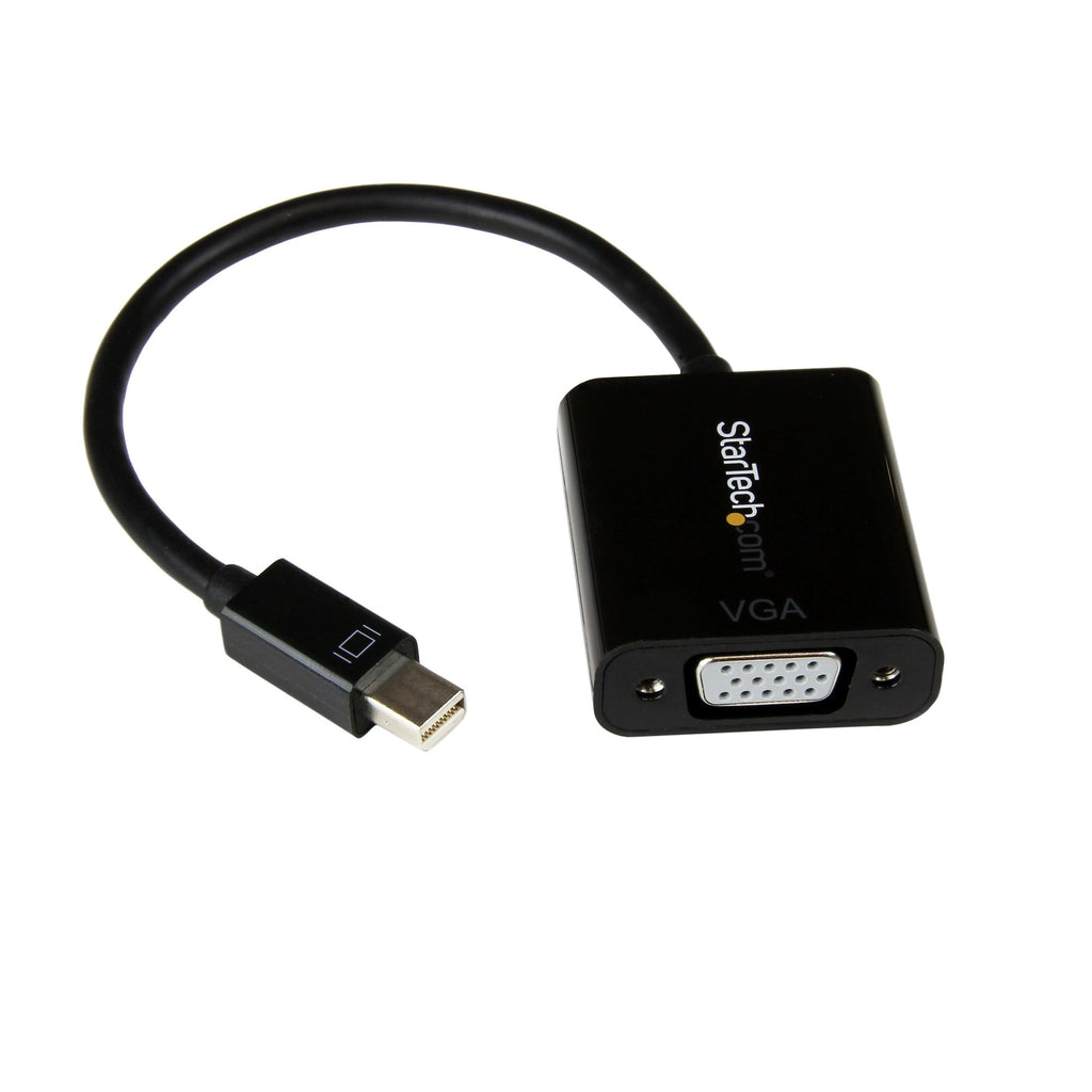 StarTech.com Adaptateur Mini DisplayPort 1.2 vers VGA, Convertisseur Mini DP vers VGA 1920 x 1200, Noir