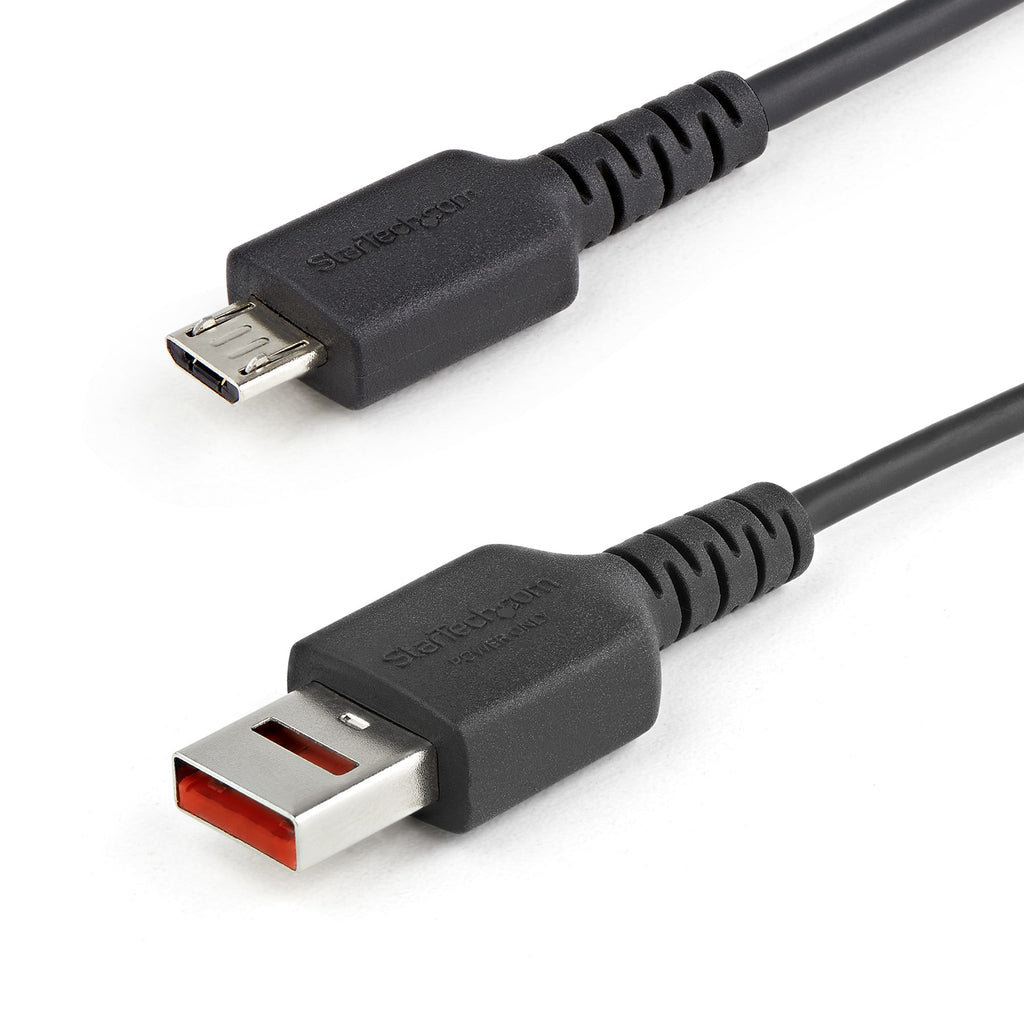 StarTech.com Câble Chargeur Sécurisé Data Blocker USB-A vers Micro USB 1m