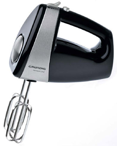 Grundig Black Line HM 5040 Håndmixer Turbofunktion Sort/rustfrit stål