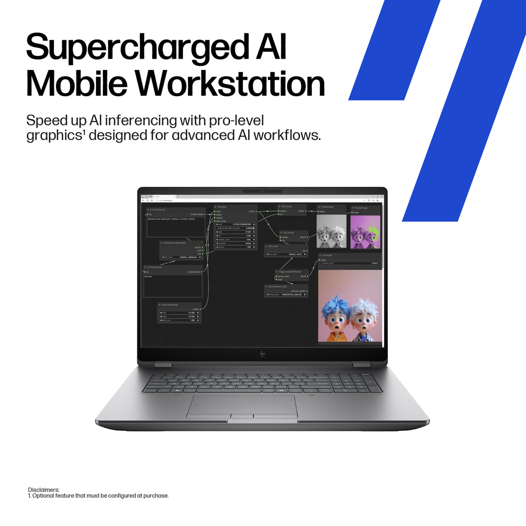 HP ZBook Fury G1i Mobile Workstation 18 2560 x 1600 285HX 64GB 2TB Intel Graphics Windows 11 Pro