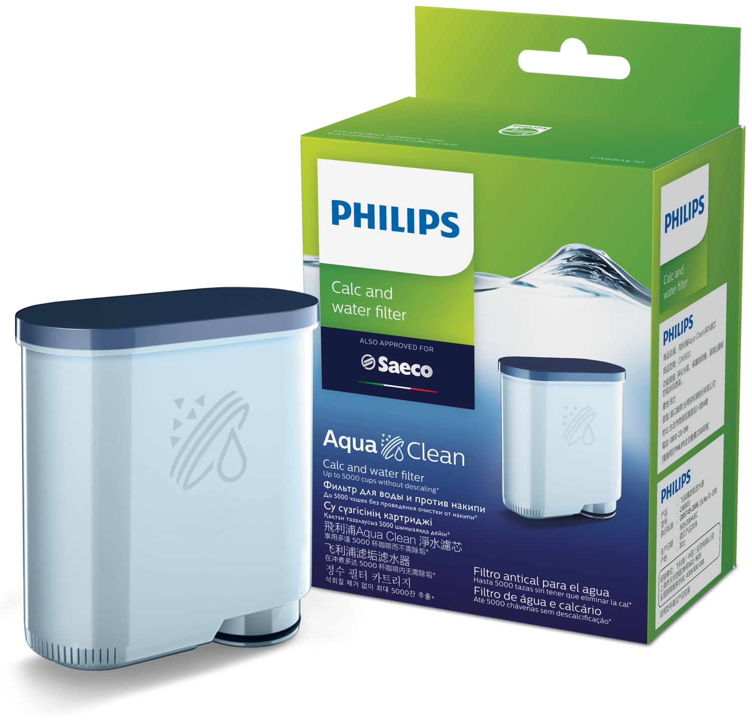 Philips Filtre à eau et à calcaire CA6903/10