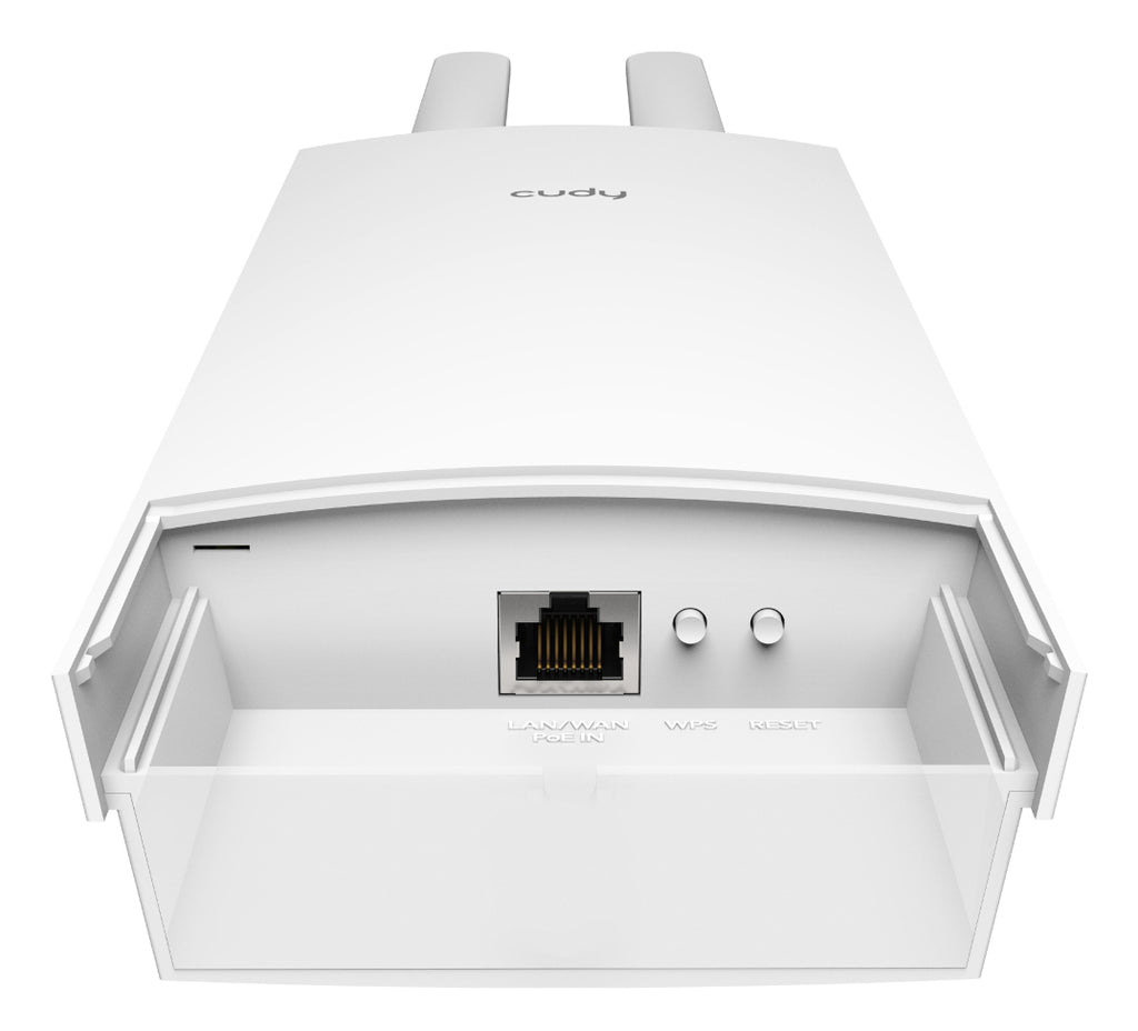 Cudy AP1200 1167 Mbit/s Blanc Connexion Ethernet, supportant l'alimentation via ce port (PoE)