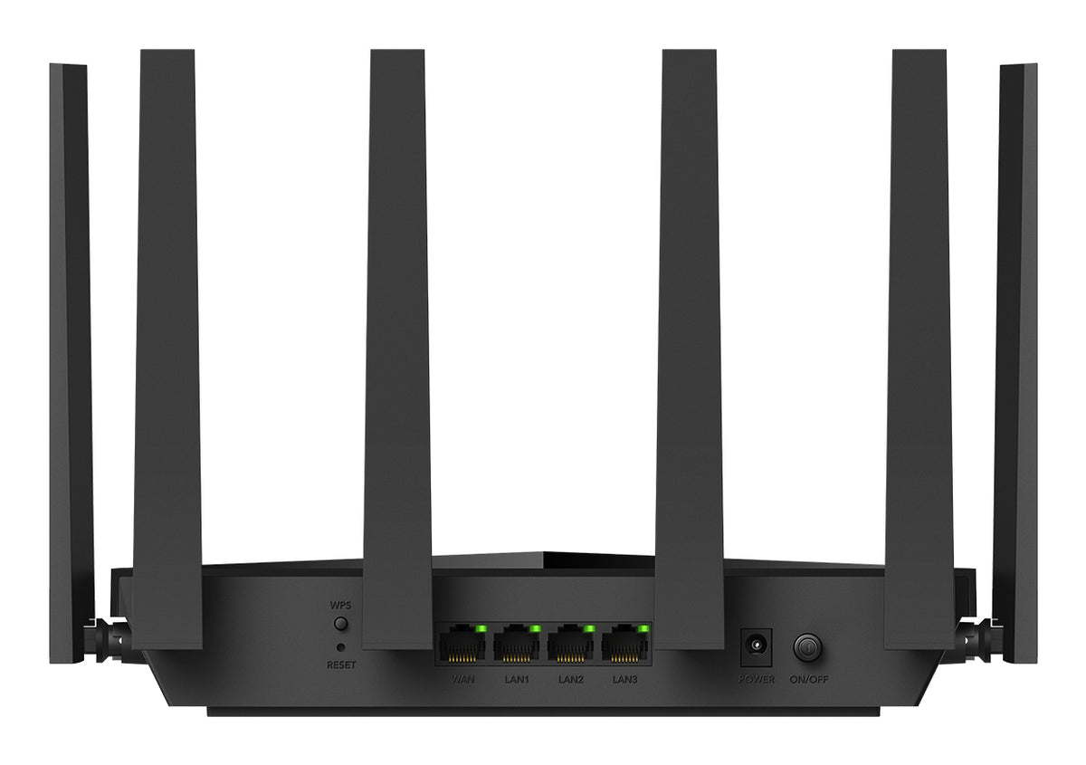 Cudy WR11000 Routeur Sans Fil Tri-Bande 2.5 Gigabit Ethernet, 2.4 GHz / 5 GHz / 6 GHz, Noir