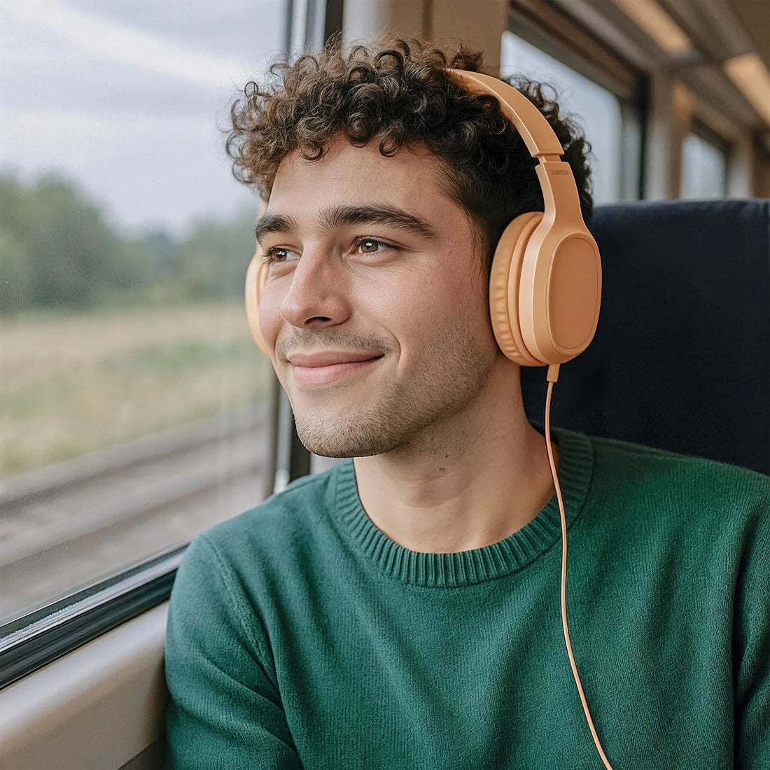 Hama Fun C Casque Avec fil Arceau Appels/Musique USB Type-C Orange