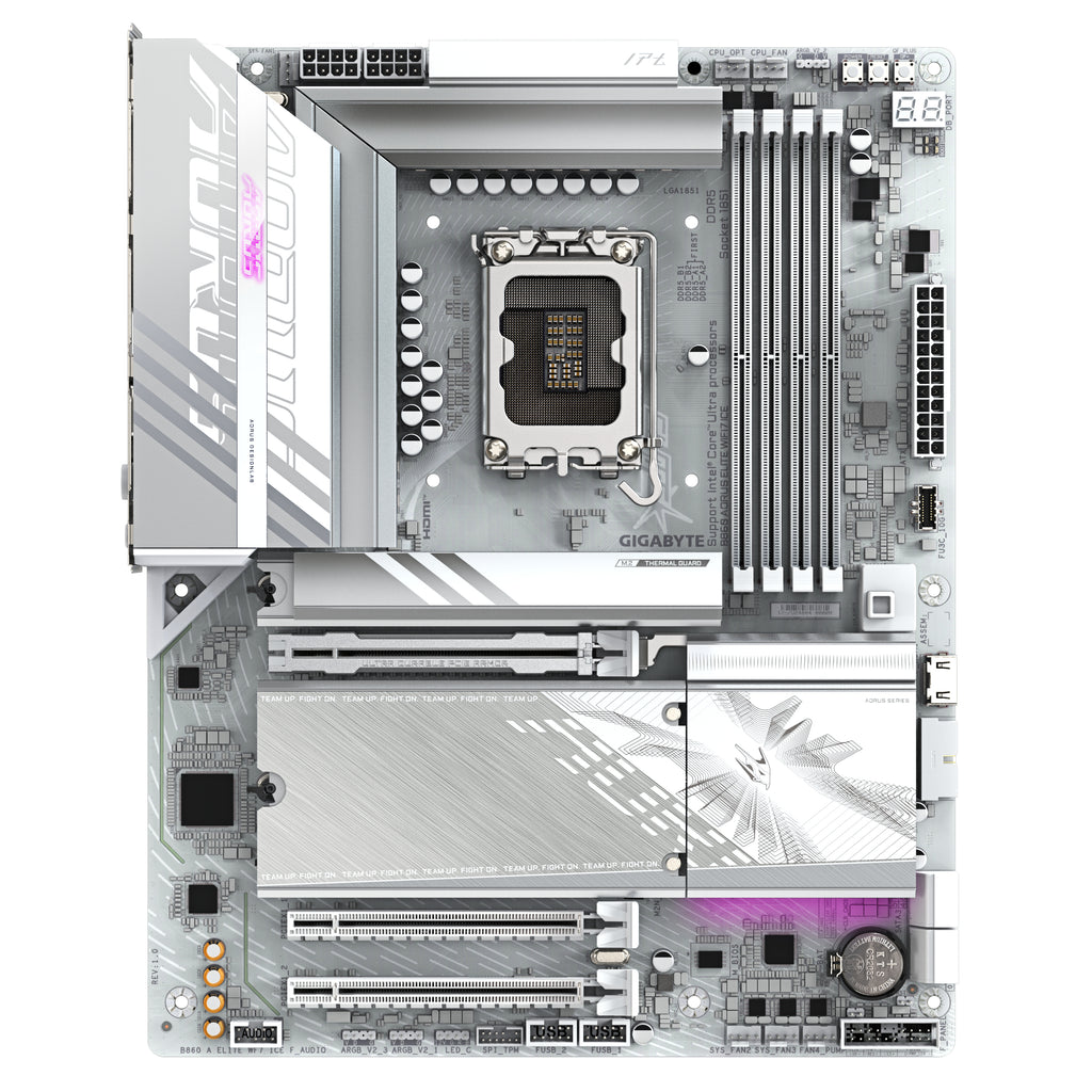 GIGABYTE B860 AORUS ELITE WIFI7 ICE Carte mère - vue 2
