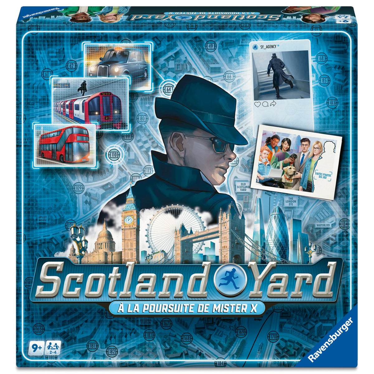 Jeu de Société à la Poursuite de Mister X