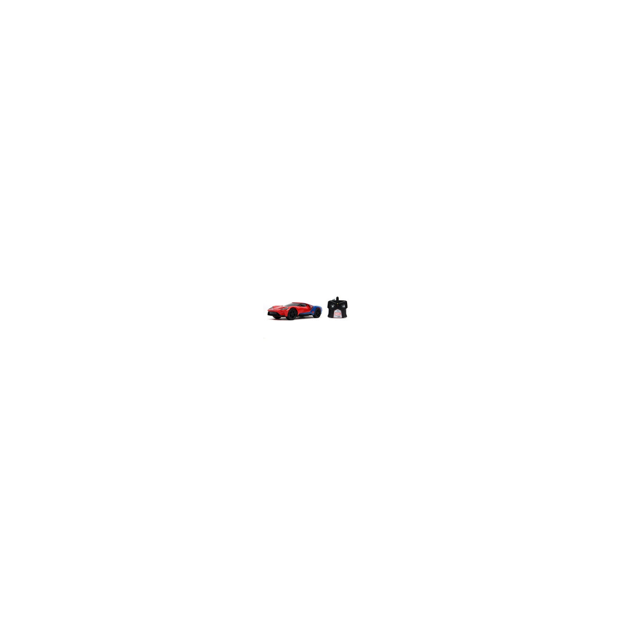 Smoby Véhicule Jada Spiderman - Voiture radiocommandee ford GT 1/16