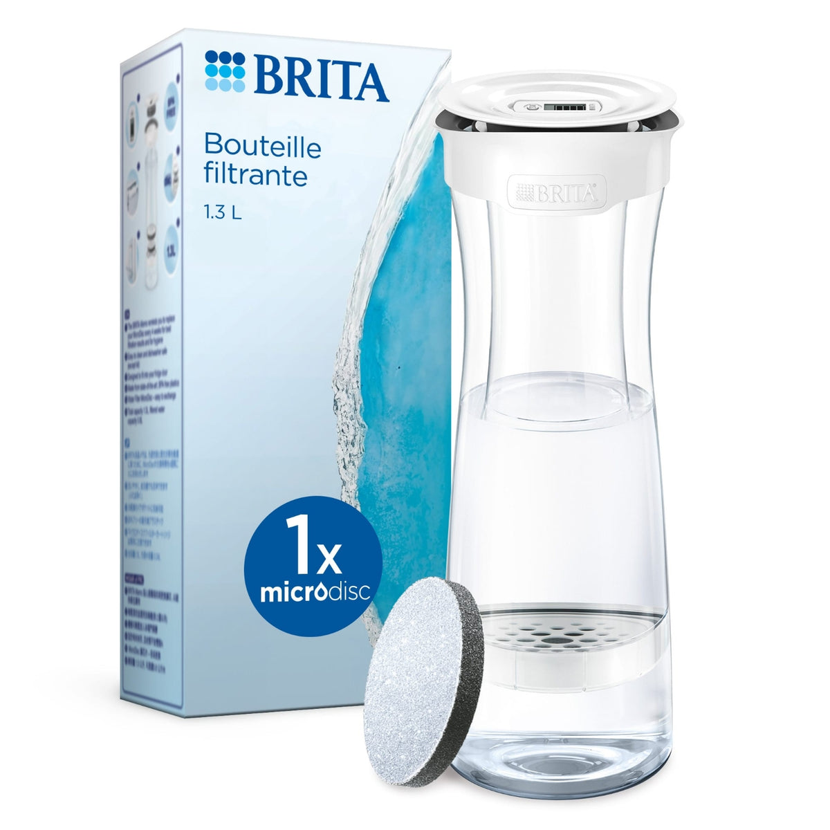 Brita Bouteille filtrante blanche