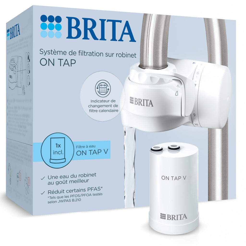 Brita Système de filtration sur robinet ON TAP (4 mois) + 1 filtre ON TAP V