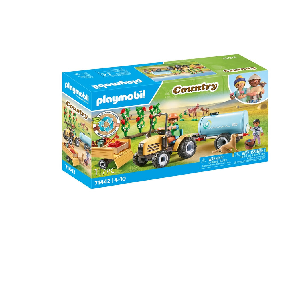 Playmobil Fermier avec tracteur et citerne 71442