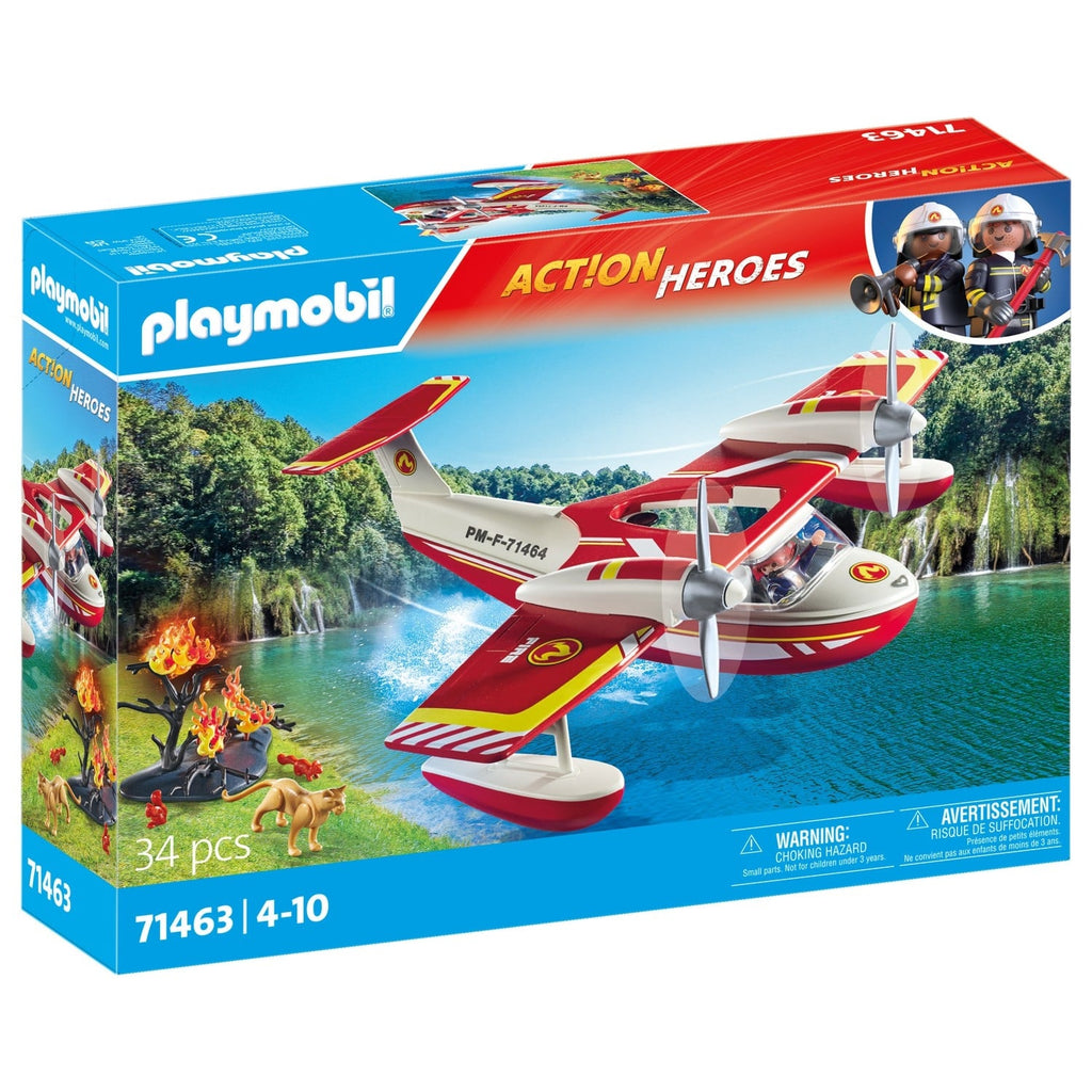 Playmobil Hydravion avec pompier 71463