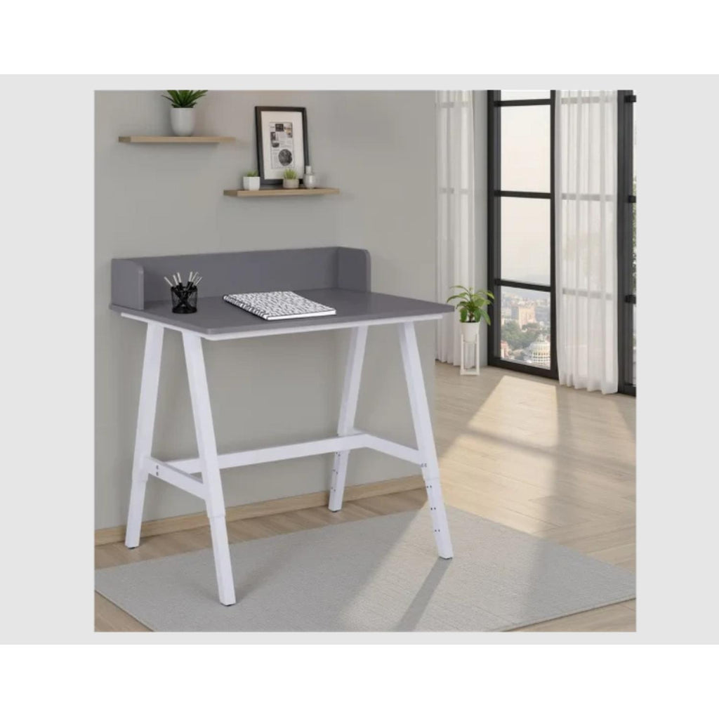 Bureau Emmelie - blanc/gris