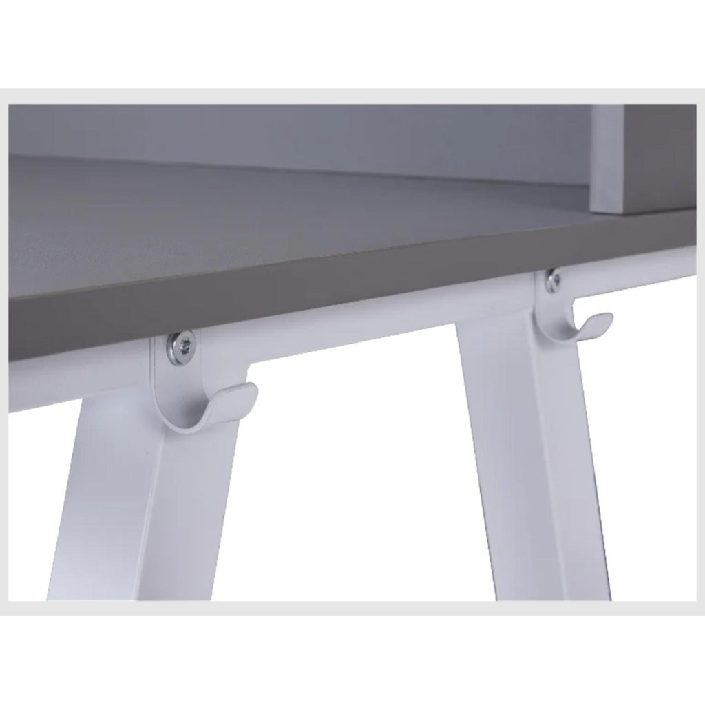 Bureau Emmelie - blanc/gris