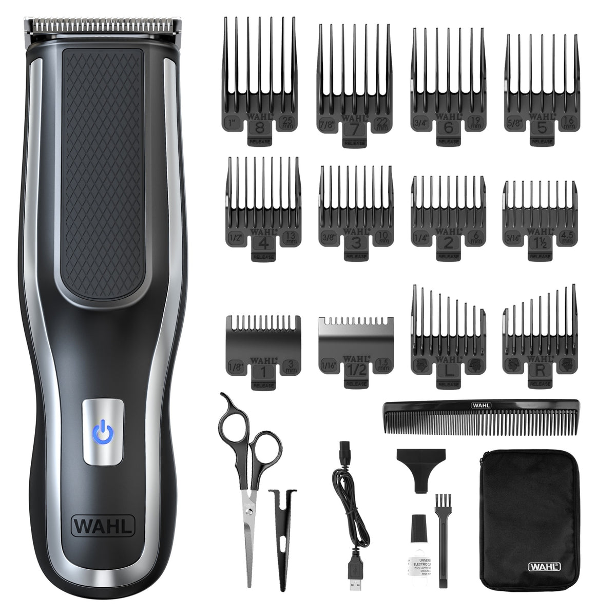 WAHL Pack Tondeuse Self-Clip 360 + Rasoir de voyage rechargeable