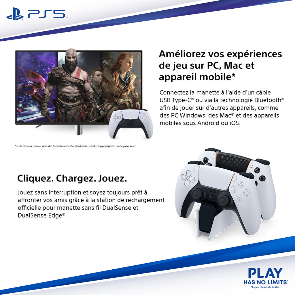 Sony DualSense Manette sans fil pour PlayStation 5, PC, Mac, Android et iOS, Rouge