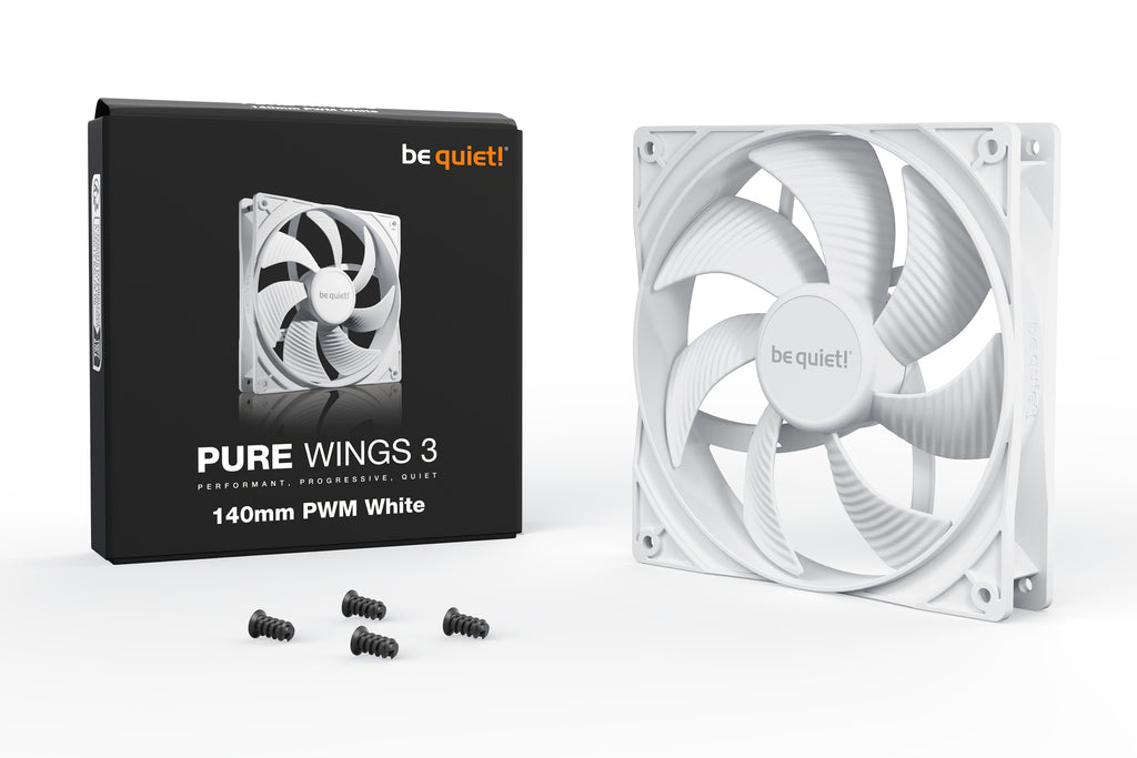 be quiet! Pure Wings 3 140 mm PWM | Ventilateur PC White