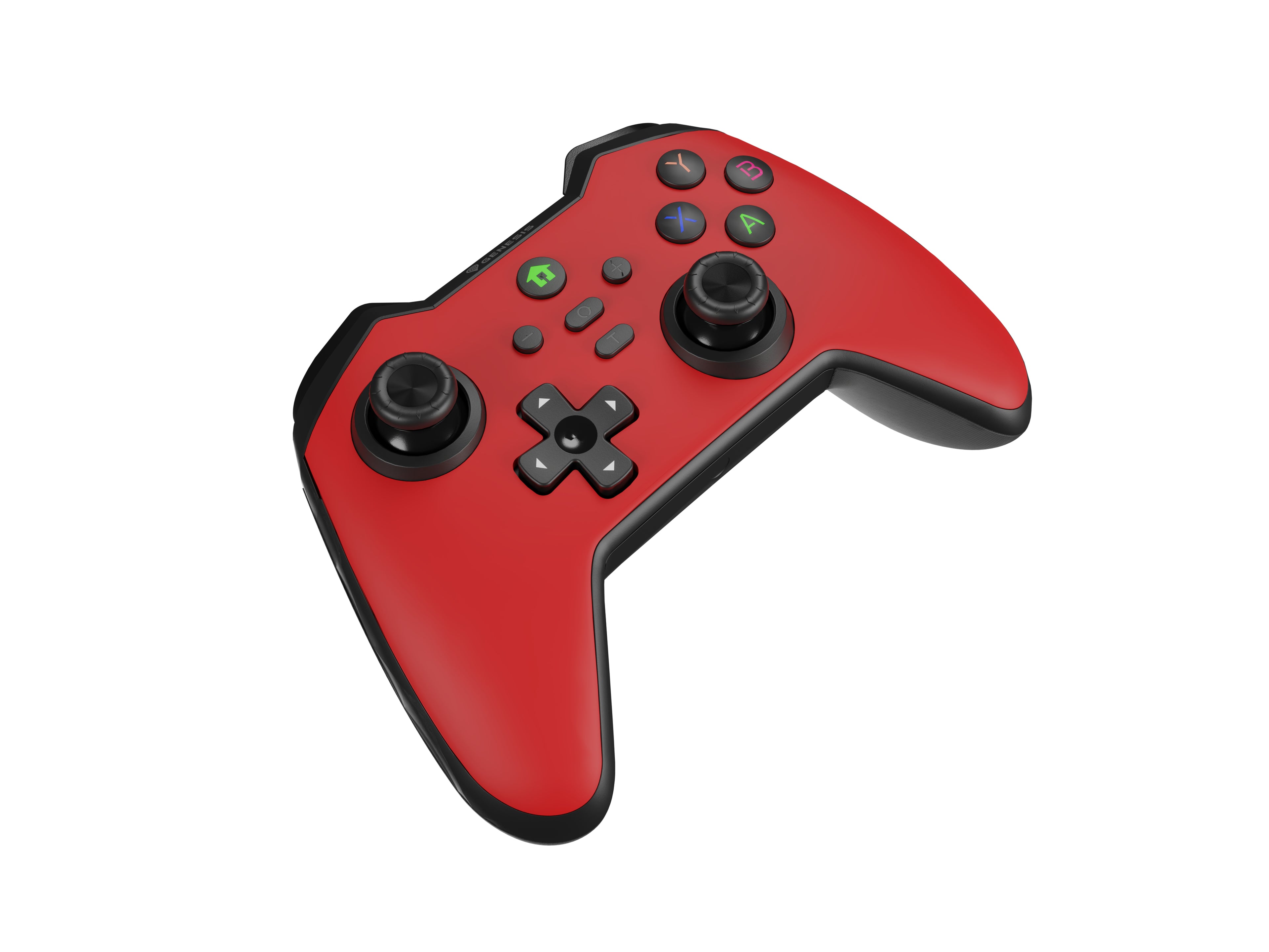 GENESIS Mangan 400 Rouge Bluetooth Manette de jeu Analogique/Numérique Android, MAC, Nintendo Switch, PC, iOS