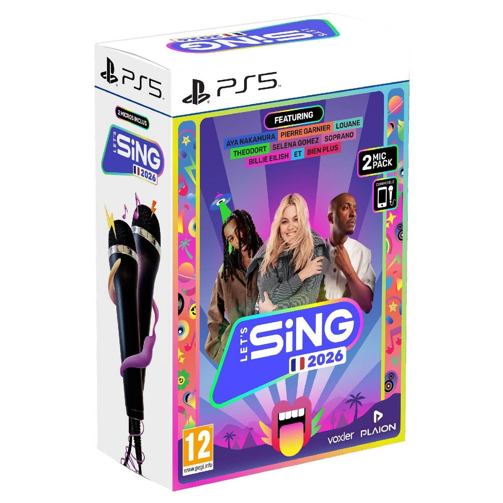 Plaion Let's Sing 2026 + 2 micros PS5
