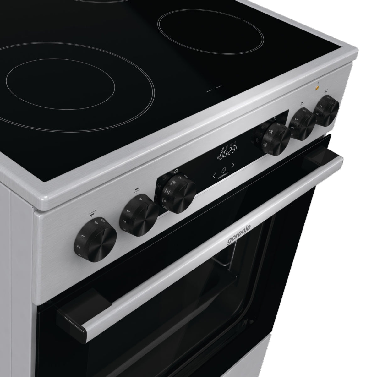 Gorenje GECS6C70XC four et cuisinière Electrique Plaque de cuisson à bobine Acier inoxydable - vue 5