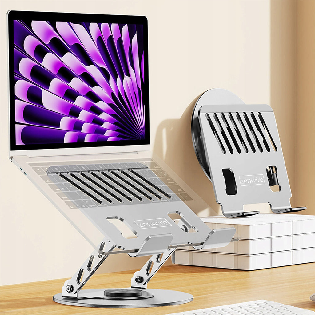 Support pour ordinateur portable et tablette, réglable, rafraîchissant et pivotant, 15-17 pouces, Zenwire ErgoBase M1