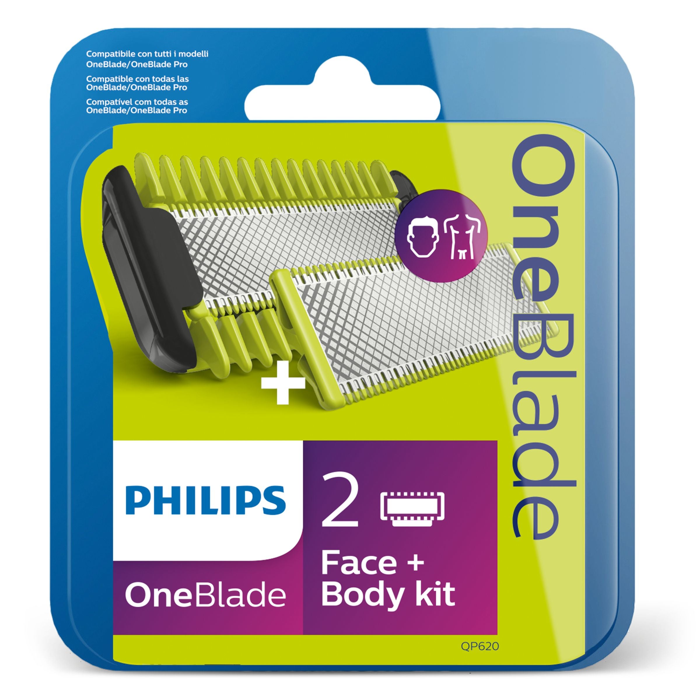 Philips Norelco OneBlade OneBlade QP620/50 Lames de rechange