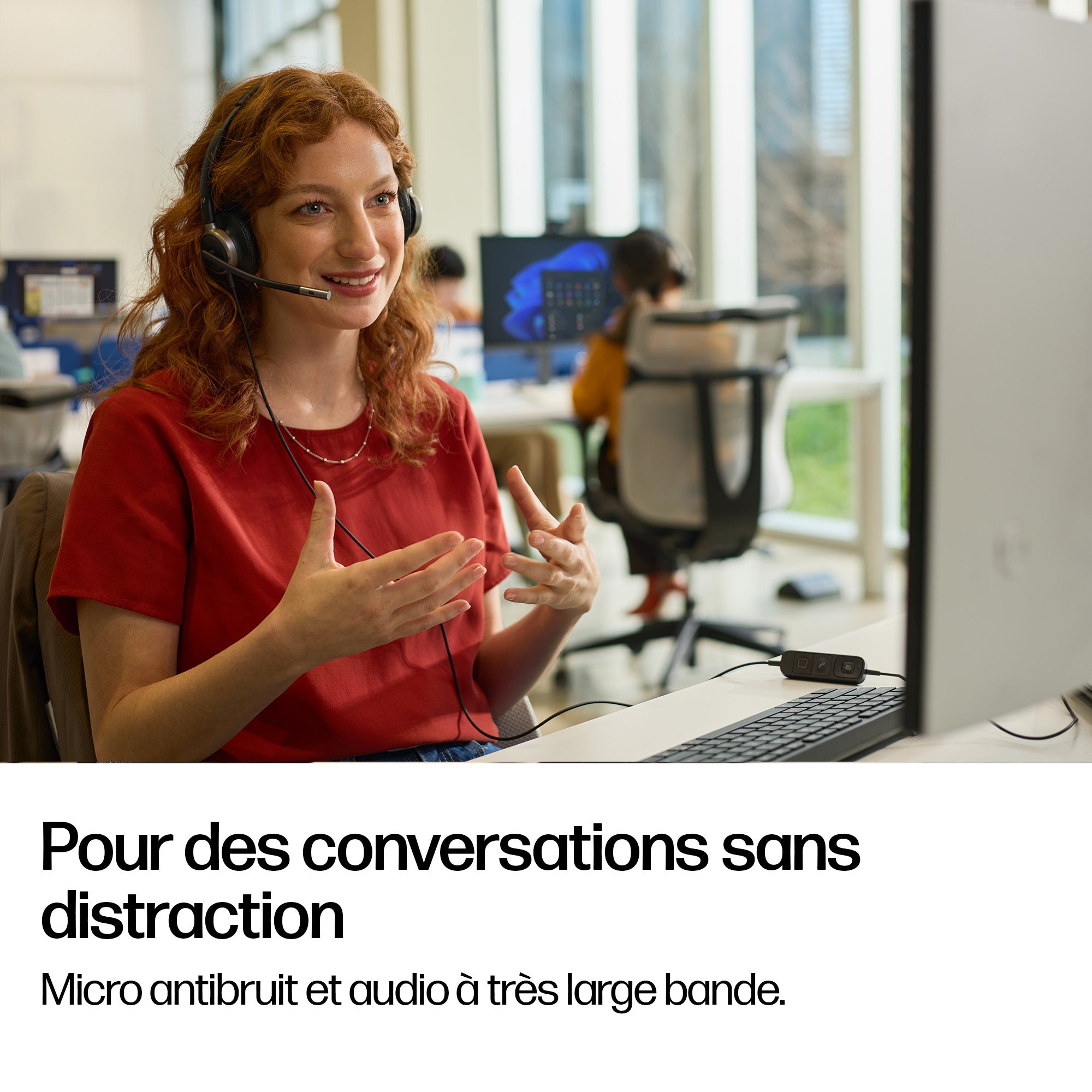 HP Poly Micro-casque filaire USB binaural Mission 625