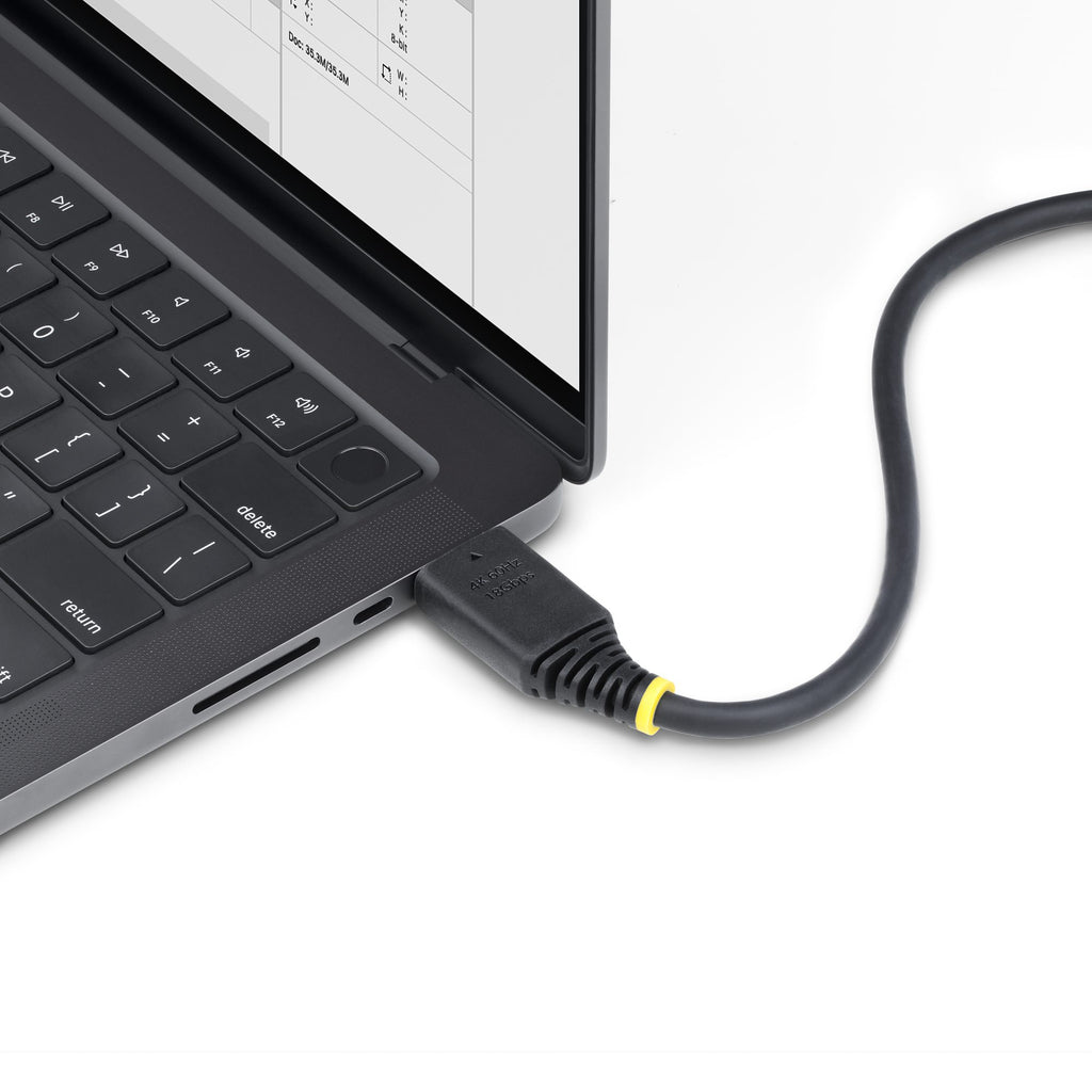 StarTech.com Câble HDMI Haute Vitesse de 1 m avec Connecteurs à Verrouillage, 4K 60 Hz/1440p 144 Hz, HDR10/HDCP 2.2/ARC, 18 Gbps, Câble UHD HDMI pour Téléviseur/Moniteur/Écran, Gaine TPE