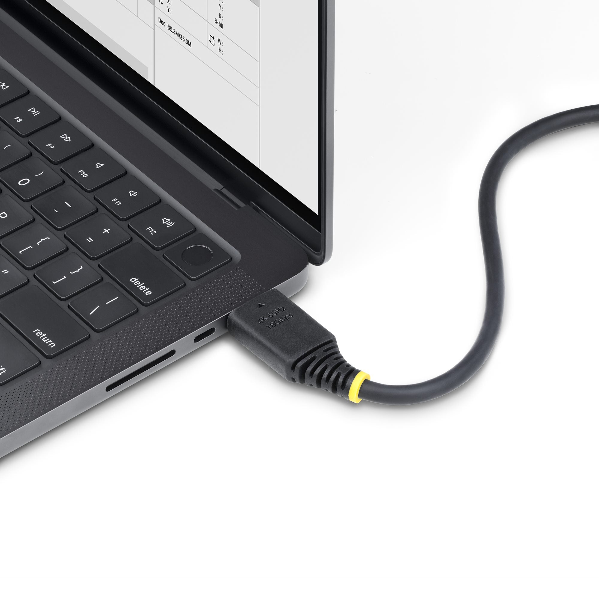StarTech.com Câble HDMI Haute Vitesse de 1 m avec Connecteurs à Verrouillage, 4K 60 Hz/1440p 144 Hz, HDR10/HDCP 2.2/ARC, 18 Gbps, Câble UHD HDMI pour Téléviseur/Moniteur/Écran, Gaine TPE
