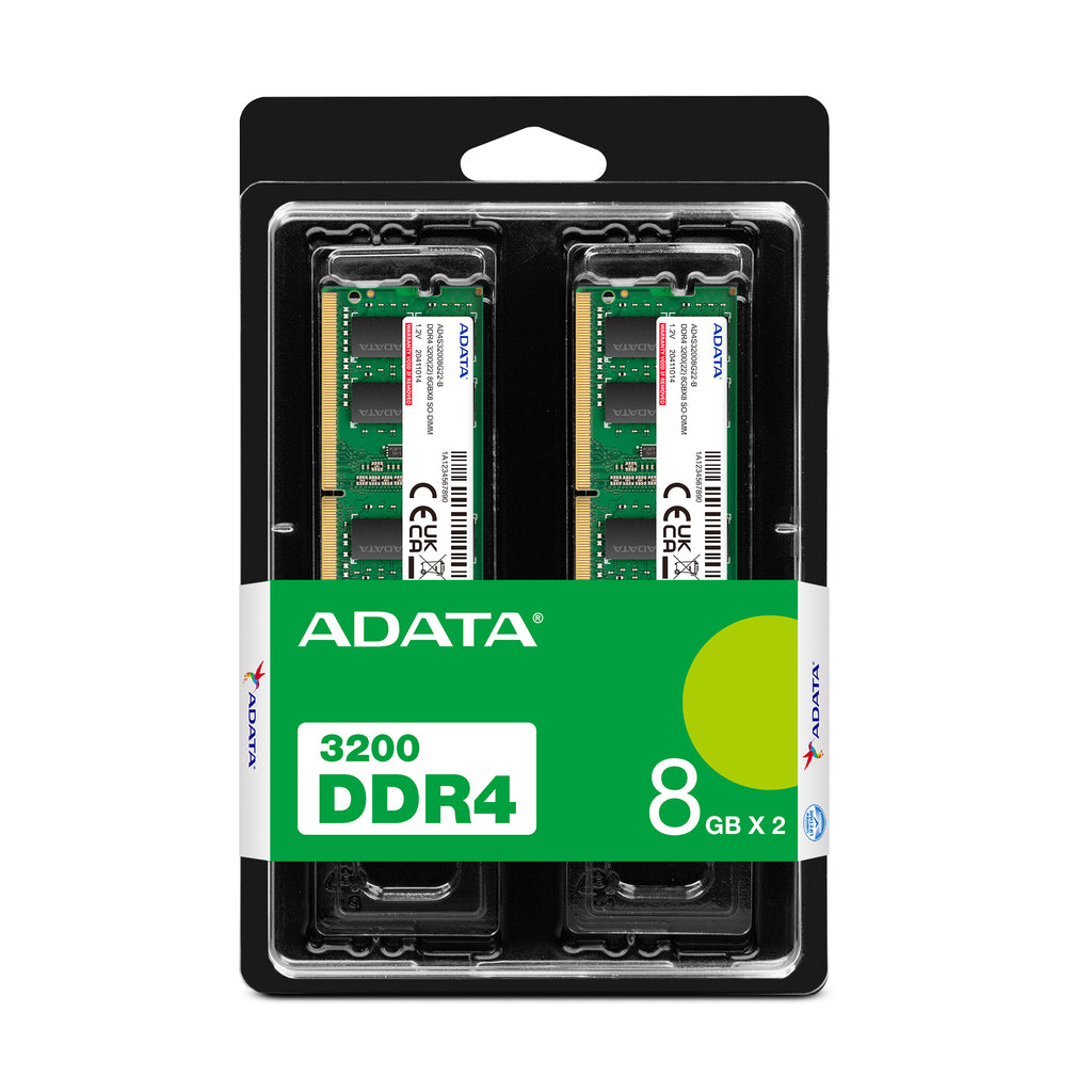 ADATA AD4S32008G22-DTGN module de mémoire 16 Go 2 x 8 Go DDR4 260-pin SO-DIMM