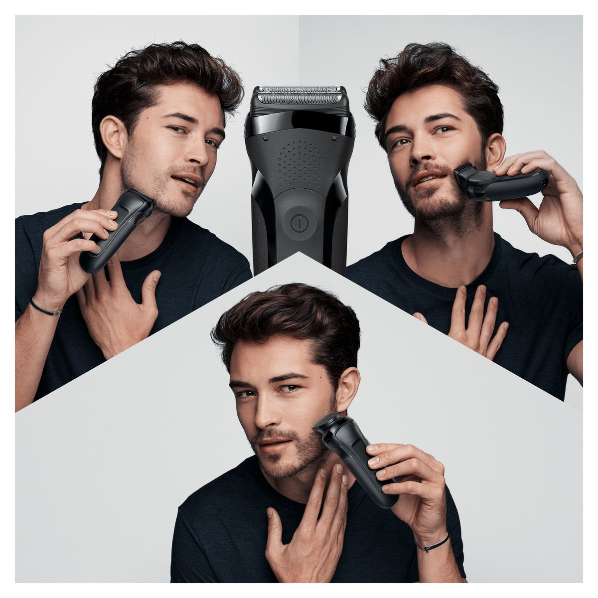 Braun Series 3 81702941 rasoir pour homme Rasoir à grille Tondeuse Noir