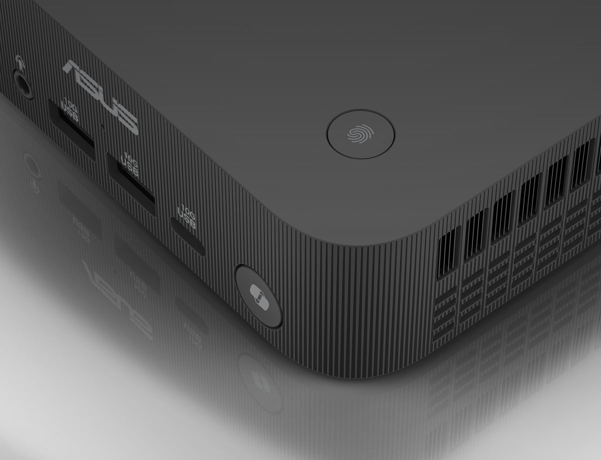 ASUS ExpertCenter PN54 S50004NN Mini PC AMD Ryzen AI 5 340, 16 Go DDR5, 512 Go SSD, Windows 11 Pro, Noir